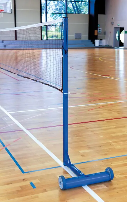 Kübler Sport® Mobiler Badminton-Pfosten SCHOOL 1 Kübler Sport® Mobiler Badminton-Pfosten SCHOOL