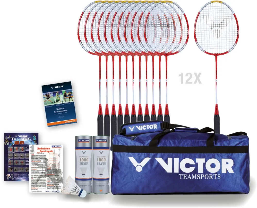 VICTOR® Badminton-Schulsparpaket ALLROUND 1 VICTOR® Badminton-Schulsparpaket ALLROUND