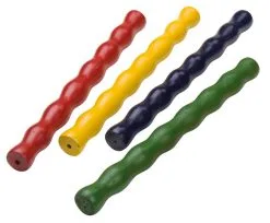 Staffelstab Aus Gewelltem Holz