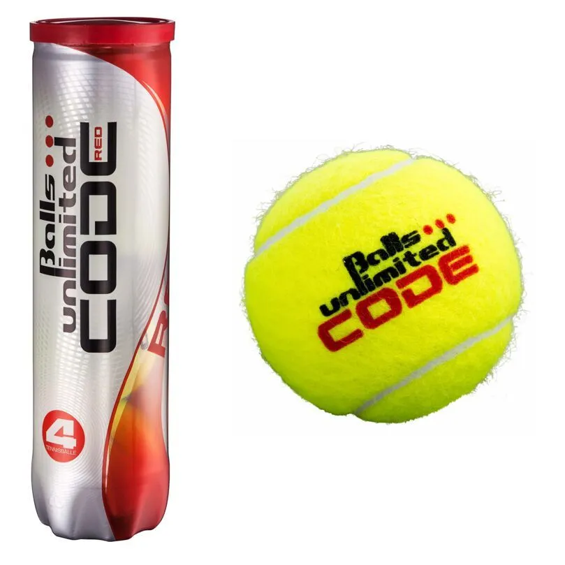 Balls Unlimited® Tennisbälle CODE RED 1 Balls Unlimited® Tennisbälle CODE RED