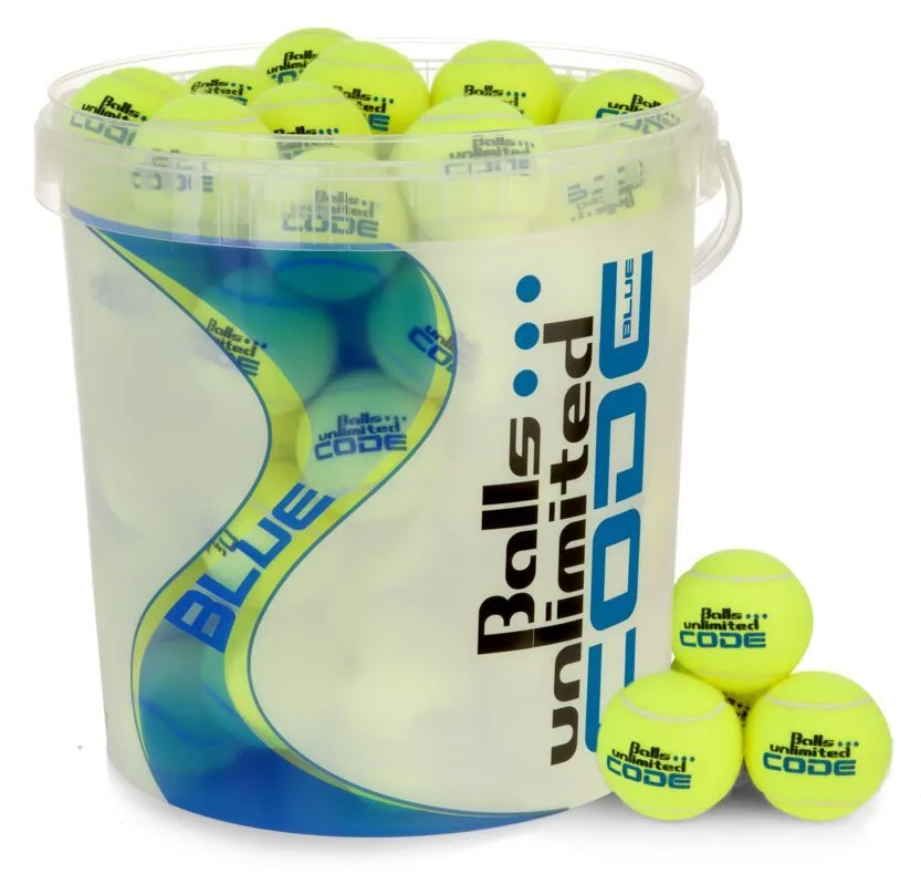 Balls Unlimited® Tennisball-Set 60 Bälle, CODE BLUE 2 Balls Unlimited® Tennisball-Set 60 Bälle, CODE BLUE – Bild 2