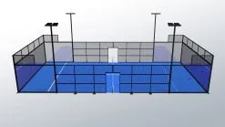 Kübler Sport® Padel Court PANORAMA -Schlägersport T4703 A07 ecommerce