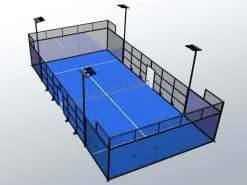 Kübler Sport® Padel Court PANORAMA -Schlägersport T4703 A09 ecommerce
