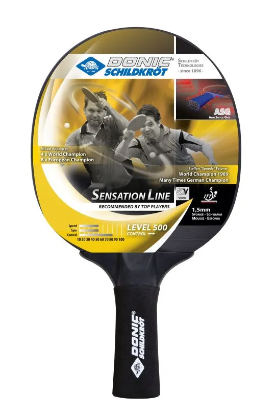 Donic Schildkröt Donic-Schildkröt® Tischtennisschläger Sensation 500 1 Donic Schildkröt Donic-Schildkröt® Tischtennisschläger Sensation 500