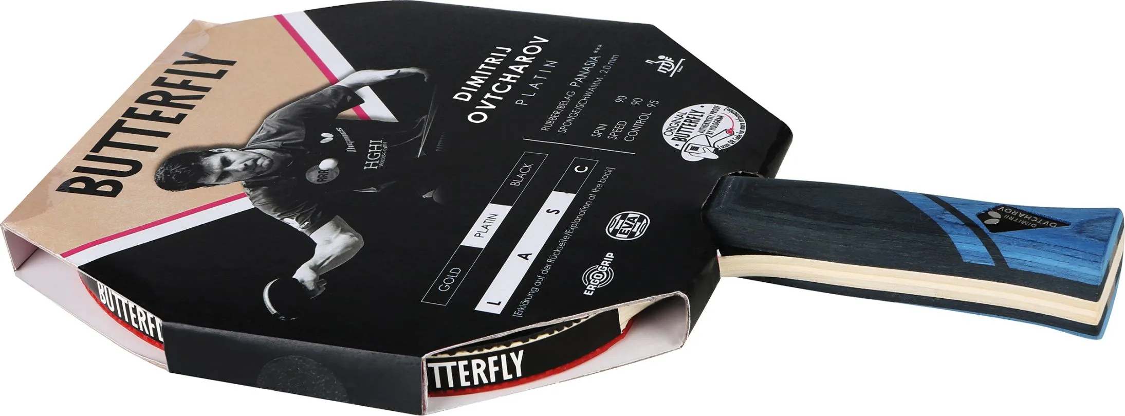 Butterfly® Tischtennisschläger Dimitrij Ovtcharov Platin 1 Butterfly® Tischtennisschläger Dimitrij Ovtcharov Platin