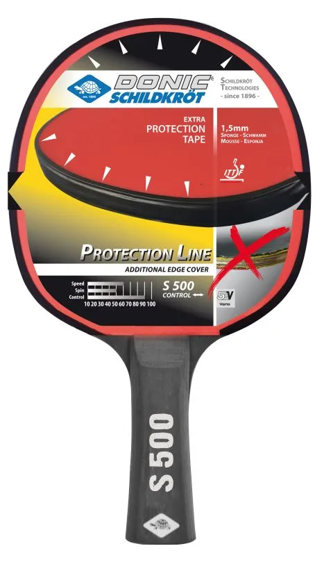 Donic Schildkröt Donic-Schildkröt® Tischtennisschläger PROTECTION LINE S500 1 Donic Schildkröt Donic-Schildkröt® Tischtennisschläger PROTECTION LINE S500